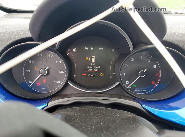 ZFBNF3B10MP943016 2021 FIAT 500X Blue Vista del cuadro de instrumentos
