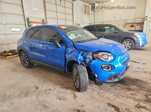 ZFBNF3B10PPA25712 2023 FIAT 500X Blue Delantero derecho