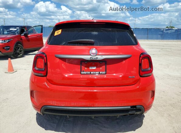 ZFBNF3C1XMP945371 2021 FIAT 500X Red Вид ззаду