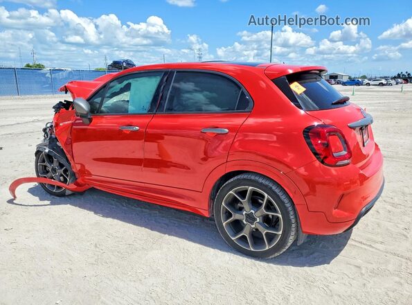 ZFBNF3C1XMP945371 2021 FIAT 500X Red Задня ліва чверть