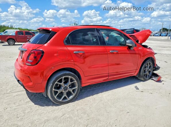 ZFBNF3C1XMP945371 2021 FIAT 500X Red Задня права чверть