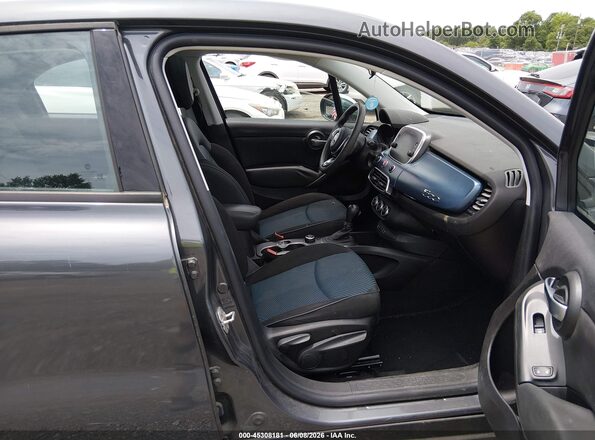 ZFBNFYA17KP794809 2019 FIAT 500X Gray Vista interior delantera