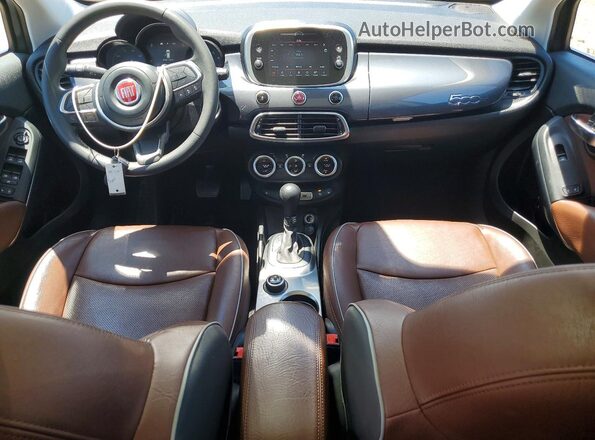 ZFBNFYD15LP867088 2020 FIAT 500X Charcoal Widok deski rozdzielczej