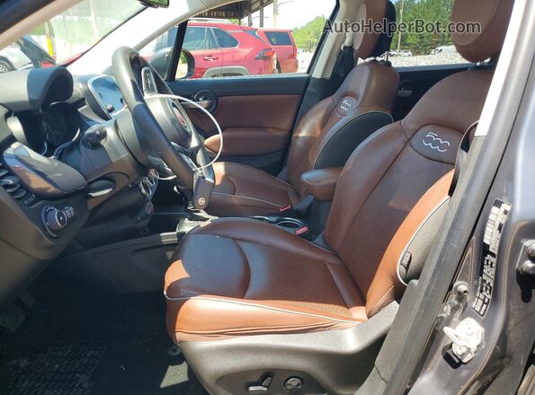 ZFBNFYD15LP867088 2020 FIAT 500X Charcoal Widok wnętrza z przodu