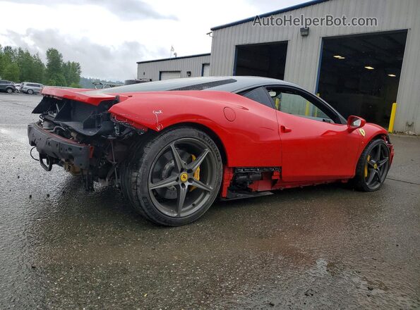 ZFF67NFA1C0184504 2012 FERRARI 458 Red 