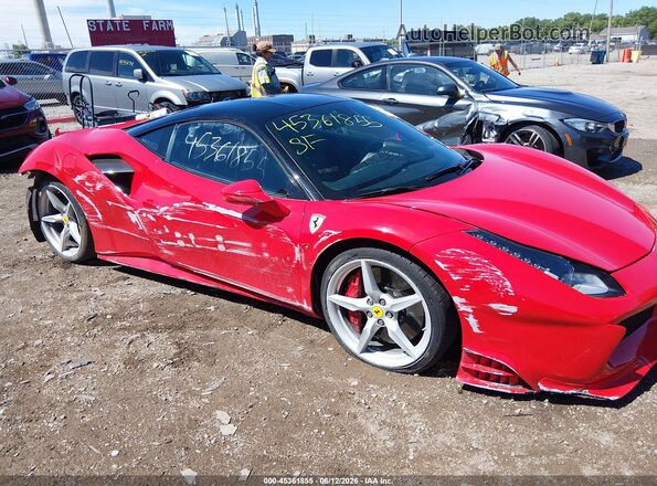ZFF79ALA3K0238413 2019 FERRARI 488 Красный 