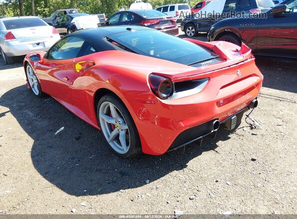 ZFF79ALA3K0238413 2019 FERRARI 488 Красный Задняя левая четверть