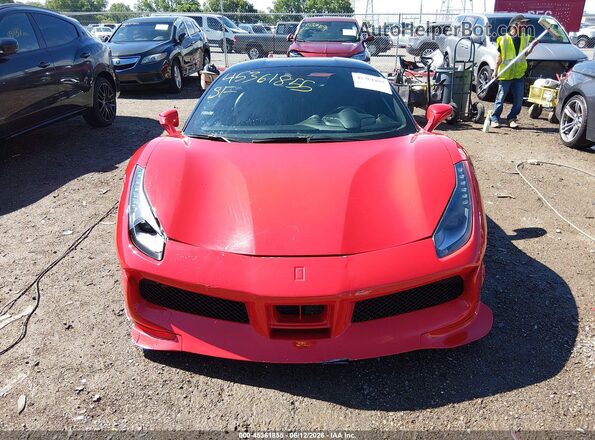 ZFF79ALA3K0238413 2019 FERRARI 488 Красный Вид щитка приборов
