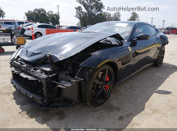ZFF82YNA2L0256482 2020 FERRARI GTC4 Черный Передняя левая четверть