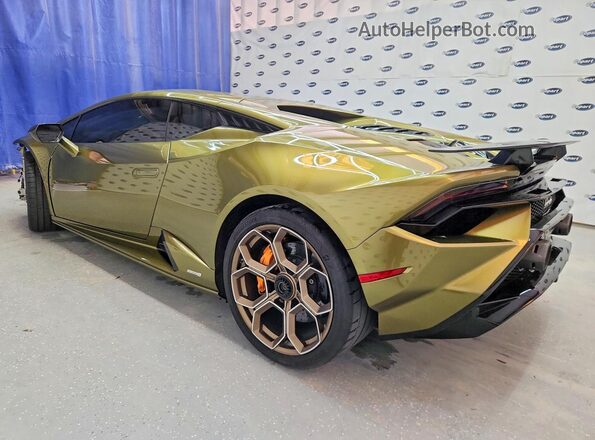 ZHWUB6ZF9PLA24595 2023 LAMBORGHINI HURACAN Зеленый Задняя левая четверть