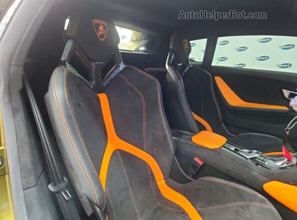 ZHWUB6ZF9PLA24595 2023 LAMBORGHINI HURACAN Зеленый Вид задних сидений