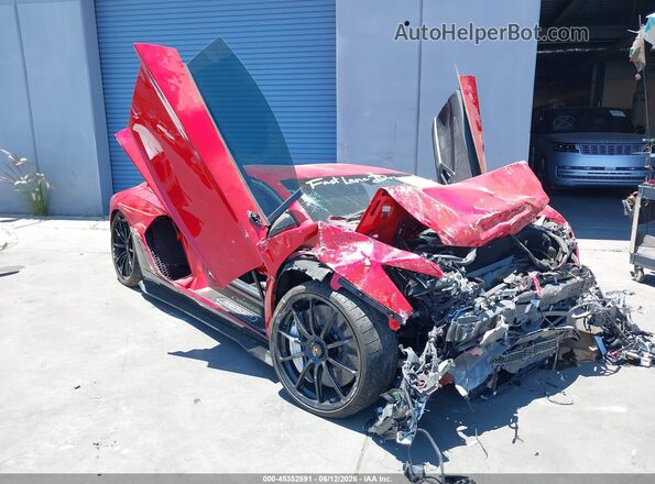 ZHWUP8ZD1NLA11073 2022 LAMBORGHINI AVENTADOR Красный 