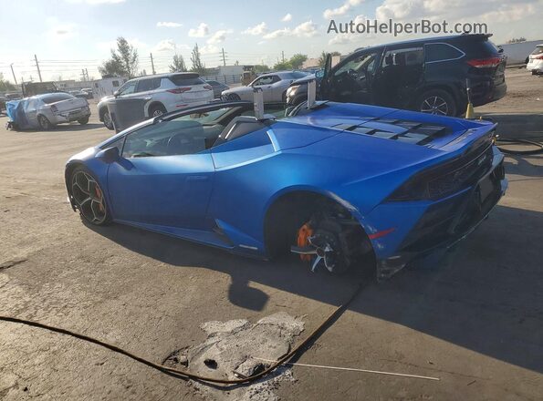 ZHWUT4ZF5PLA22375 2023 LAMBORGHINI HURACAN Синий Задняя левая четверть