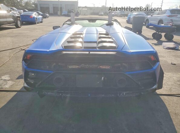 ZHWUT4ZF5PLA22375 2023 LAMBORGHINI HURACAN Синий Вид сзади