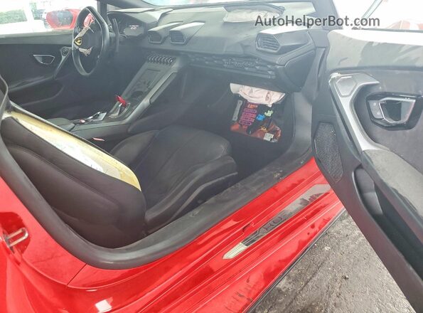 ZHWUT5ZF3NLA18778 2022 LAMBORGHINI HURACAN Red Dashboard view
