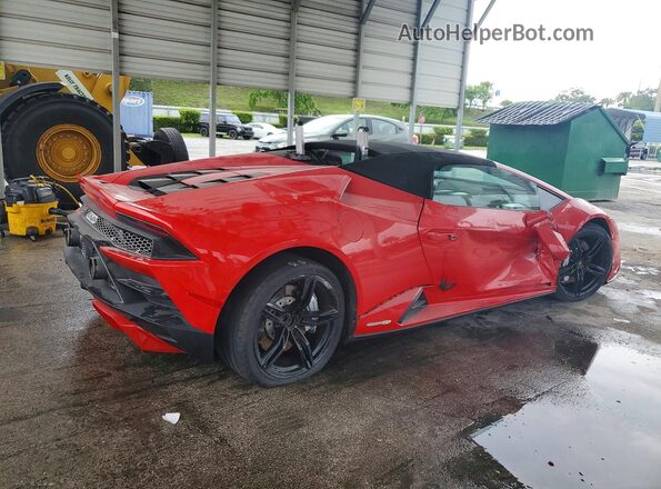 ZHWUT5ZF3NLA18778 2022 LAMBORGHINI HURACAN Red Rear right