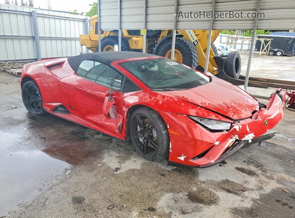 ZHWUT5ZF3NLA18778 2022 LAMBORGHINI HURACAN Red Front right