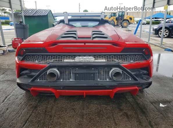 ZHWUT5ZF3NLA18778 2022 LAMBORGHINI HURACAN Red Rear view