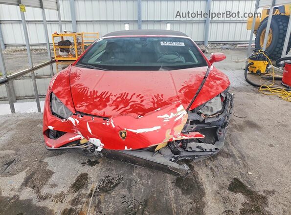 ZHWUT5ZF3NLA18778 2022 LAMBORGHINI HURACAN Red Front view