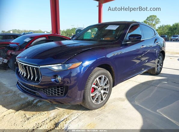 ZN661XUA2KX324126 2019 MASERATI LEVANTE Blue Передня ліва чверть