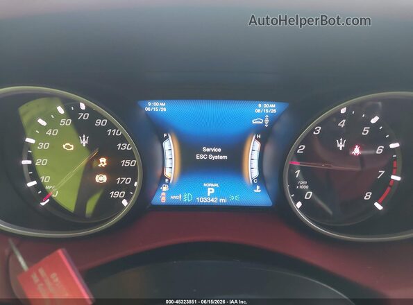 ZN661XUS4KX337369 2019 MASERATI LEVANTE White Widok tylnych siedzeń