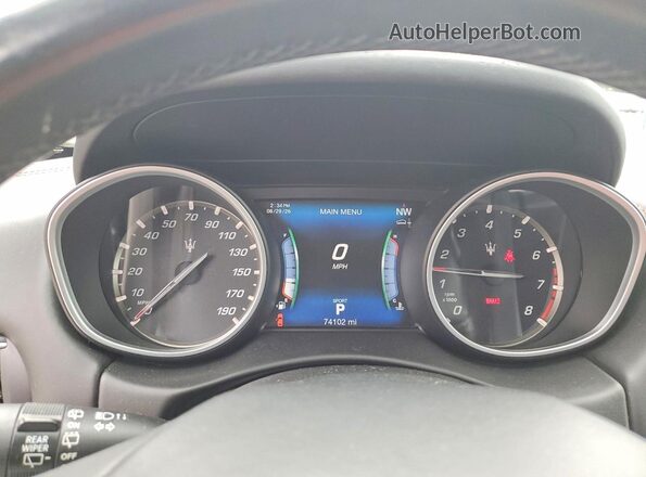 ZN661XUS7HX238652 2017 MASERATI LEVANTE Charcoal Սարքավորումների վահանակի տեսք