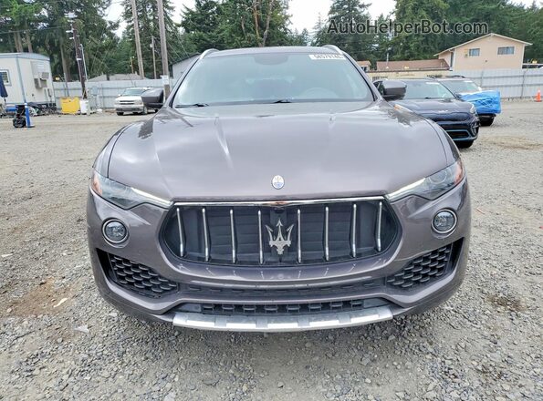 ZN661XUS7HX238652 2017 MASERATI LEVANTE Charcoal Դիմացի տեսք
