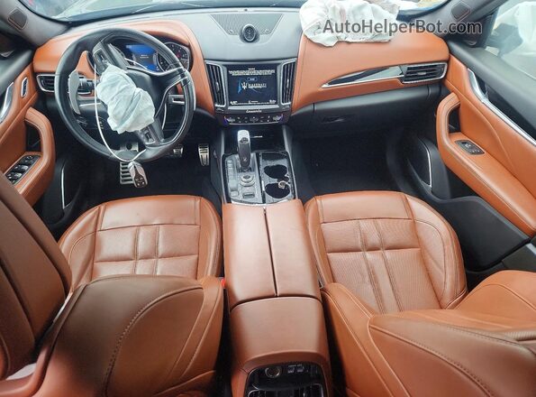 ZN661XUS7LX342325 2020 MASERATI LEVANTE Black Vista del salpicadero