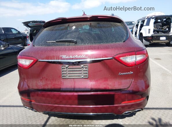 ZN661XUS8HX243200 2017 MASERATI LEVANTE Maroon 
