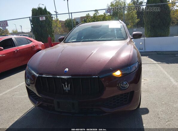 ZN661XUS8HX243200 2017 MASERATI LEVANTE Maroon Սարքավորումների վահանակի տեսք