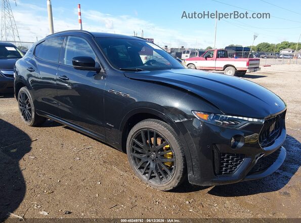 ZN661XUS8MX372046 2021 MASERATI LEVANTE Black წინა ხედი