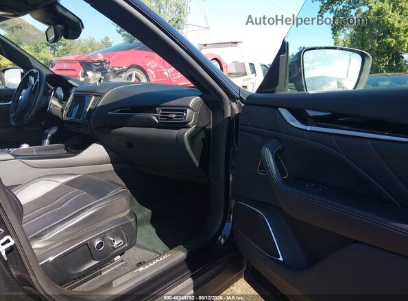 ZN661XUS8MX372046 2021 MASERATI LEVANTE Black წინა სალონის ხედი