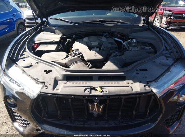 ZN661XUS8MX372046 2021 MASERATI LEVANTE Black უკანა ხედი