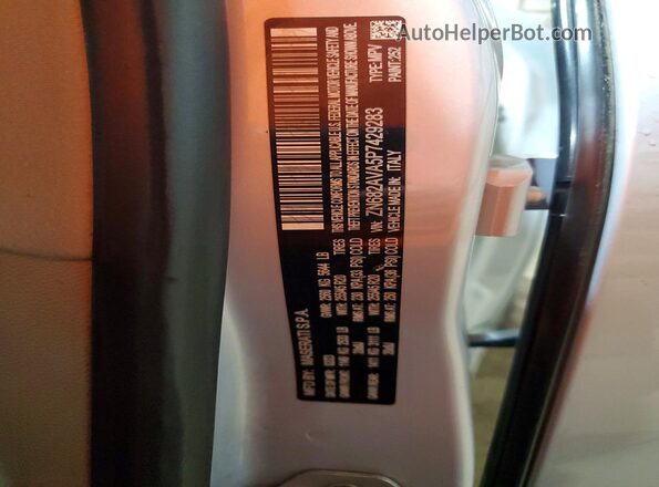 ZN682AVA5P7429283 2023 MASERATI GRECALE White VIN sticker view