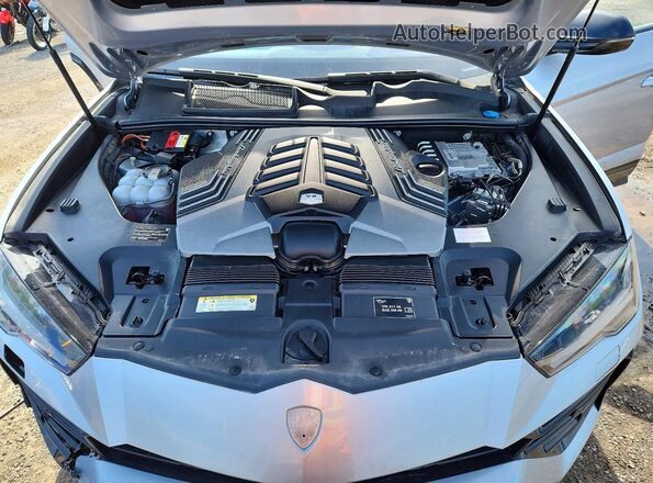 ZPBCA1ZL5NLA22104 2022 LAMBORGHINI URUS Silver ძრავის განყოფილების ხედი