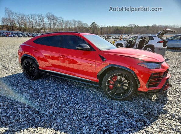 ZPBUA1ZL4KLA02281 2019 LAMBORGHINI URUS Красный Передняя правая четверть