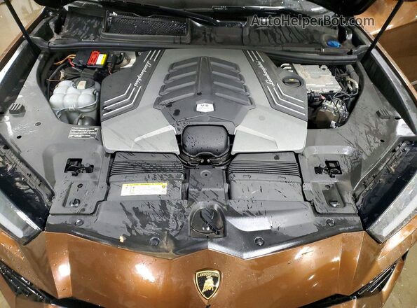ZPBUA1ZL6LLA07919 2020 LAMBORGHINI URUS Brown Vista interior trasera