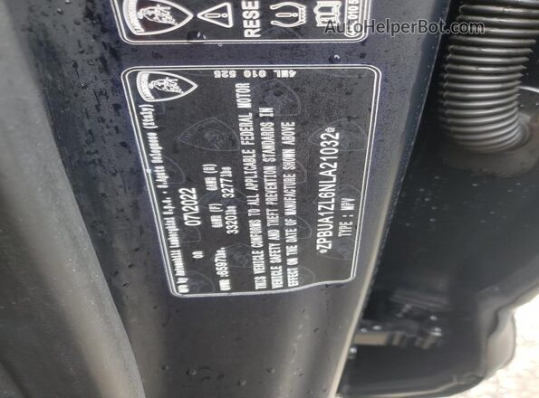 ZPBUA1ZL6NLA21032 2022 LAMBORGHINI URUS Черный Вид подкапотного пространства
