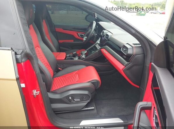 ZPBUA1ZL9MLA13750 2021 LAMBORGHINI URUS Кремовый Вид салона спереди