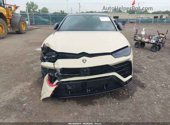 ZPBUA1ZL9MLA13750 2021 LAMBORGHINI URUS Кремовый Вид задней части салона