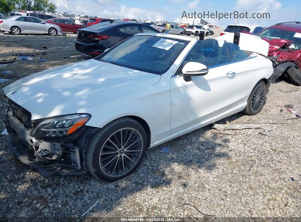W1KWK8DBXLF989852 2020 MERCEDES-BENZ C-CLASS White Vista tres cuartos delantera izquierda