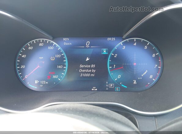 W1KWK8DBXLF989852 2020 MERCEDES-BENZ C-CLASS White Vista de los asientos traseros