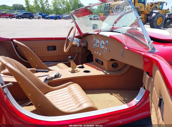 0000005H15T141793 1970 FORD COBRA Красный Вид салона спереди