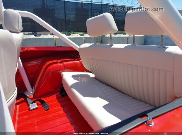 000000U15FLA15385 1970 FORD BRONCO Red Vista de la etiqueta del VIN