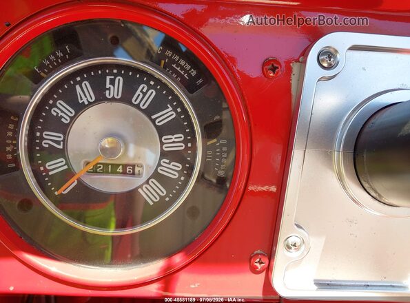 000000U15FLA15385 1970 FORD BRONCO Red Vista de los asientos traseros