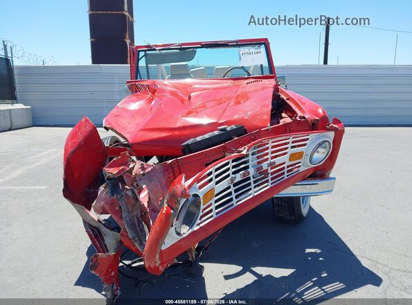 000000U15FLA15385 1970 FORD BRONCO Red 