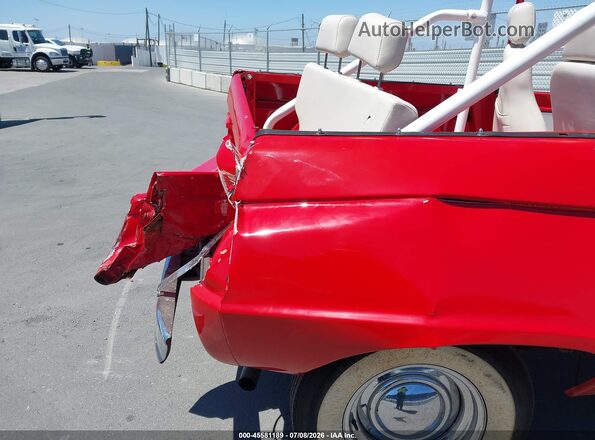 000000U15FLA15385 1970 FORD BRONCO Red Vista interior de 360 grados