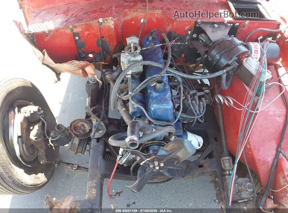 000000U15FLA15385 1970 FORD BRONCO Red Vista trasera