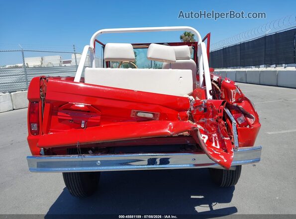 000000U15FLA15385 1970 FORD BRONCO Red 