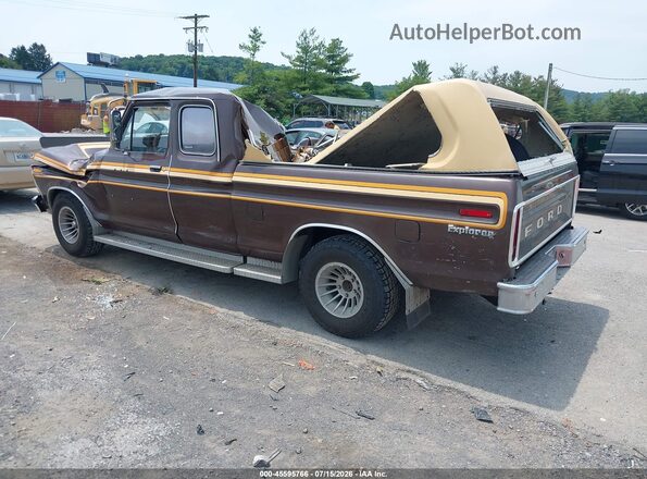 000000X15SKBJ8626 1978 FORD F150 Коричневый Задняя левая четверть